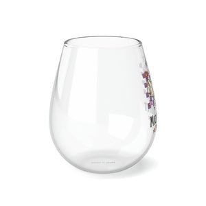 Feeling Cute Might Haunt You Later 11.75 oz Stemless Wine Glass