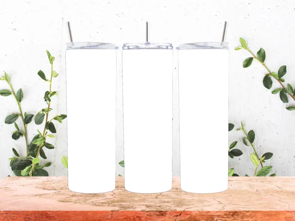 Print On Demand 20 oz Skinny Tumbler With Straw
<br>
<br>
SUBLIMATION