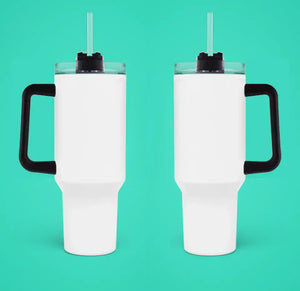 Print On Demand 40 oz Tumbler White Or Black Handle
<br>
<br>
SUBLIMATION