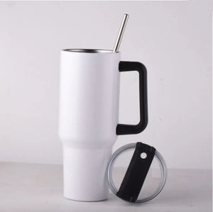 Print On Demand 40 oz Tumbler White Or Black Handle
<br>
<br>
SUBLIMATION
