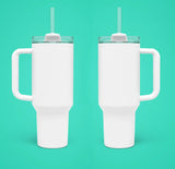 Print On Demand 40 oz Tumbler White Or Black Handle
<br>
<br>
SUBLIMATION