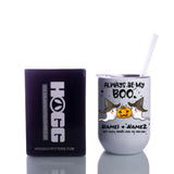 Customized Best Ghoul Friends Wine Tumbler