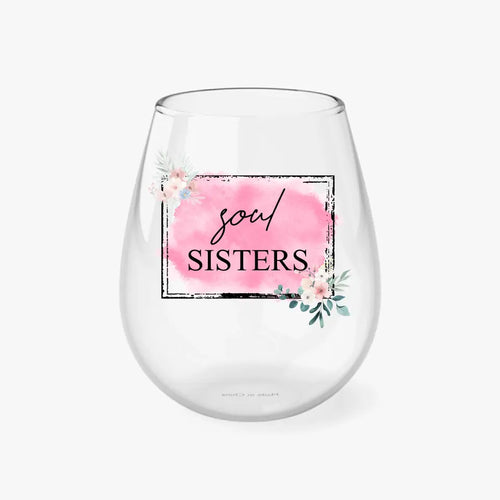 Soul Sisters 11.75 Oz Wine Glass