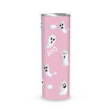 Cute Pink Ghost 20 oz Skinny Tumbler